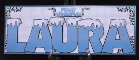 SNOW CAPPED NAMES - LAURA by Suzi Cooper