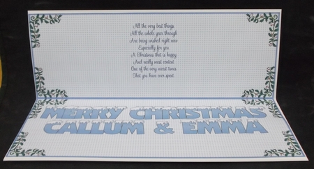SNOW CAPPED NAMES - INSERT CALLUM & EMMA by Suzi Cooper