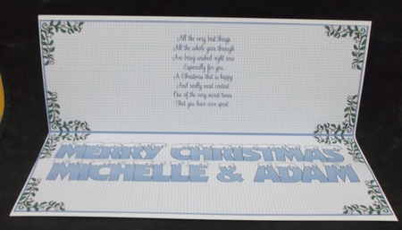 SNOW CAPPED NAMES - INSERT MICHELLE & ADAM by Suzi Cooper