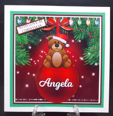 CHRISTMAS BAUBLE - ANGELA by Suzi Cooper