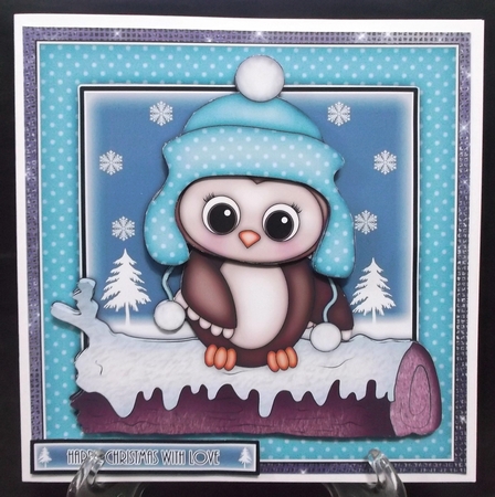 Owl I Want For Xmas 3 Mini Kit by Suzi Cooper