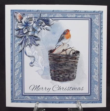 Christmas Watercolour Robin by Suzi Cooper
