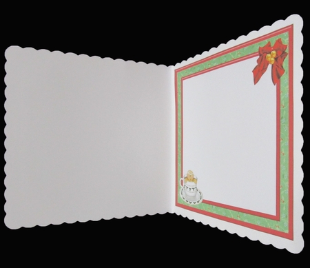 Teacup Gingerbread Man Insert by Suzi Cooper