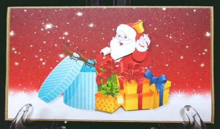 Santas Christmas Surprise Money Wallet by Suzi Cooper