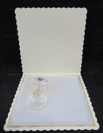  Elegant Pink Christmas Quick card  INSERT by Suzi Cooper