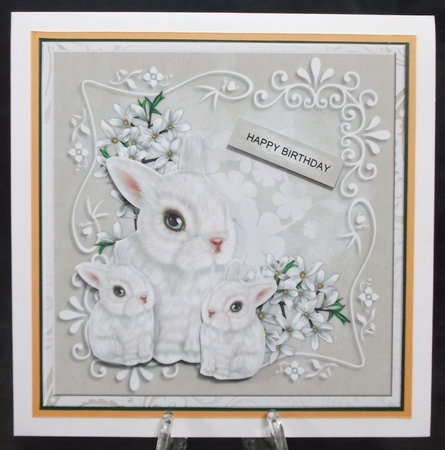 Cute Bunnies Birthday Card Mini Kit by Suzi Cooper