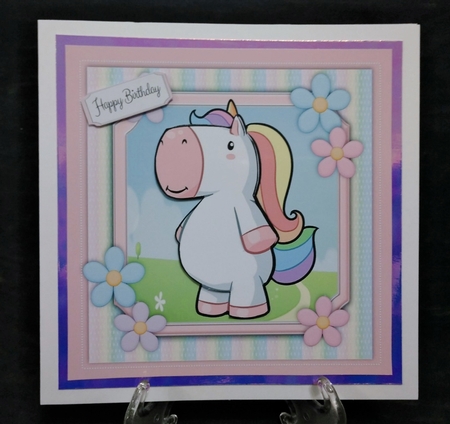 Adorable Unicorn 8x8  by Suzi Cooper