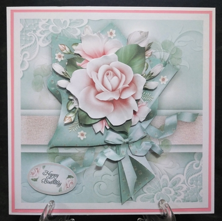 Soft Pink Bouquet Glossy Paper Mini Kit by Suzi Cooper