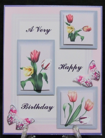 a very happy birthday Tulips by Suzi Cooper