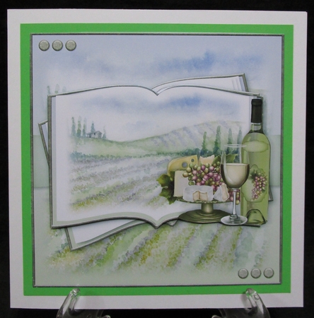 White Wine Open Book by Suzi Cooper