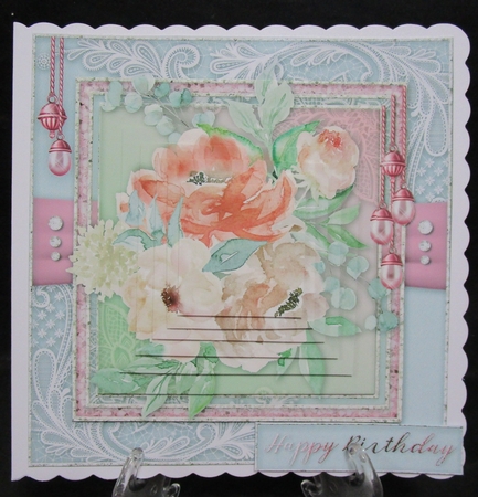 Happy Birthday thank you with love pyramid mini kit by Suzi Cooper