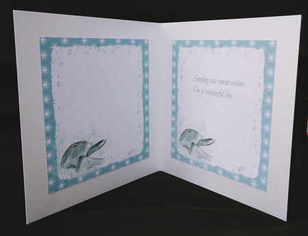 DOLPHIN INSERTS: 1x Blank Dolphin Insert, 1 x Dolphin Verse Insert (Includes Commercial Use) by Suzi Cooper