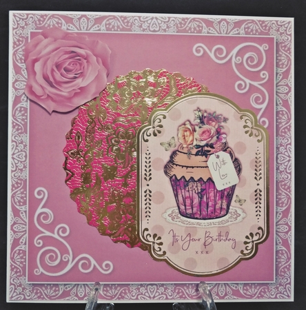 Sugar Plum Damask, Lace and Roses 4 by Suzi Cooper