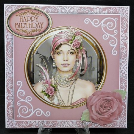Sugar Plum Damask, Lace and Roses 7 by Suzi Cooper