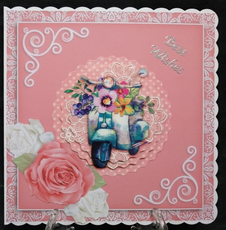 Sugar Plum Damask, Lace and Roses 8 by Suzi Cooper
