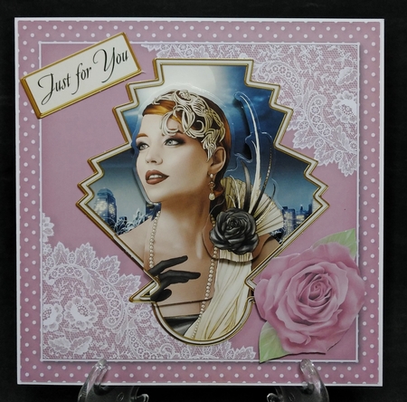 Sugar Plum Polka Dot, Lace and Roses 6 by Suzi Cooper
