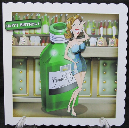Gin Dudess 8x8 Quick Card by Suzi Cooper