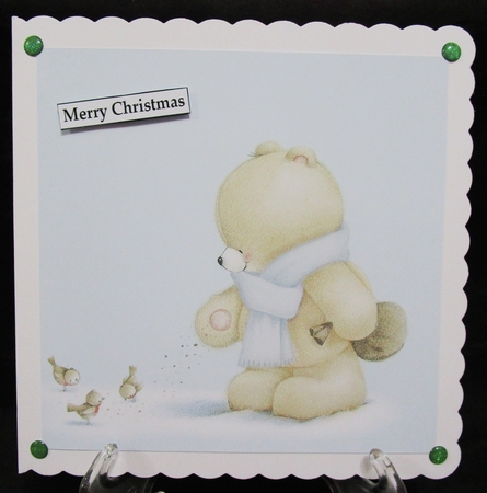 Forever Friends Christmas 2 8x8 Quick Card by Suzi Cooper