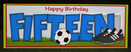 Football Boots & Football FIFTEEN large dl by Suzi Cooper