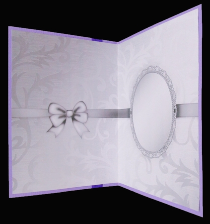 Elegant Metallic Greeting Matching Insert A5 Portrait by Suzi Cooper