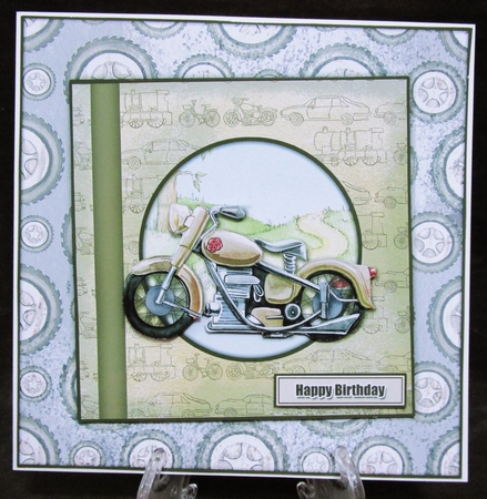 Vintage Motorcycle 8x8 Mini Kit by Suzi Cooper