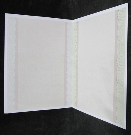 Lace Edged Sheet Music Insert by Suzi Cooper