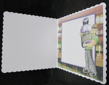 Sloe Gin Dude 8x8 Insert by Suzi Cooper