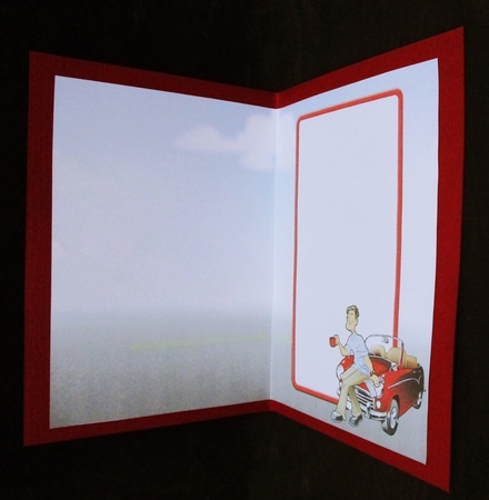 Best Dad Red Car Insert by Suzi Cooper