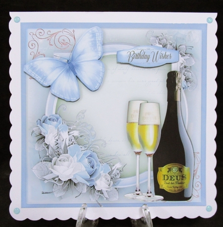 Wine, Roses and., Flutters 1 by Suzi Cooper