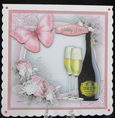 Wine, Roses and., Flutters 2 by Suzi Cooper