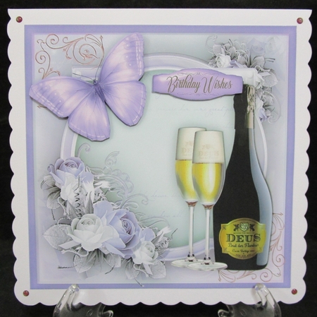 Wine, Roses and., Flutters 3 by Suzi Cooper