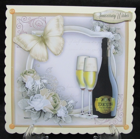 Wine, Roses and., Flutters 4 by Suzi Cooper