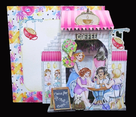 Chatterbox Cafe 3D What an Entrance! Card and Envelope Kit. by Suzi Cooper