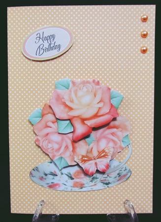 Cup of Flowers Step by Step 4 by Suzi Cooper