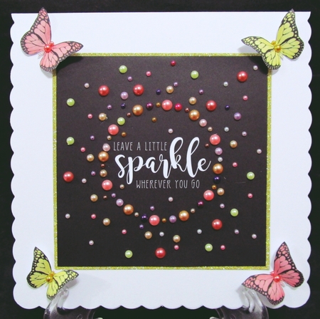Macaroon Pearl Butterfly by Suzi Cooper