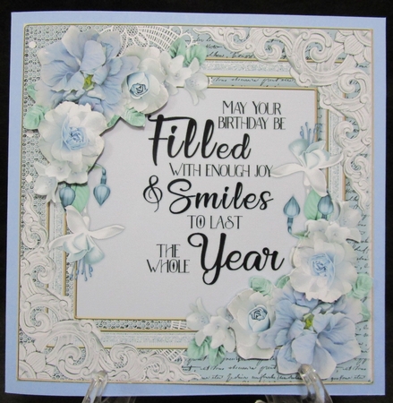 Birthday Vintage Roses by Suzi Cooper