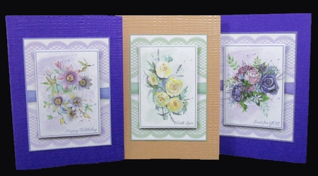 Floral Bouquet Card Topper & Gift Card Set by Suzi Cooper