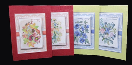 Floral Bouquet Card Topper & Gift Card Set by Suzi Cooper