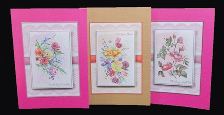 Floral Bouquet Card Topper & Gift Card Set by Suzi Cooper