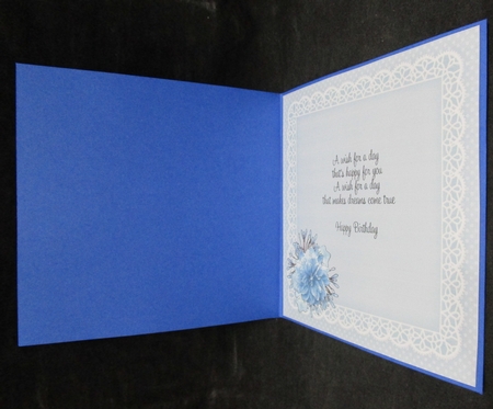 8x8 A Touch of Elegance Flowers Pearls Lace & Butterflies matching insert by Suzi Cooper