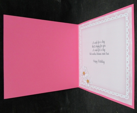 8x8 A Touch of Elegance Flowers Pearls Lace & Butterflies matching insert by Suzi Cooper