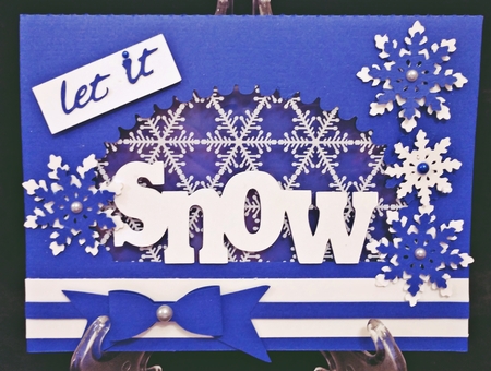 Words in aperture cards, SNOW by Suzi Cooper