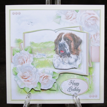 A Dog is a Friend for Life...St Bernard by Suzi Cooper