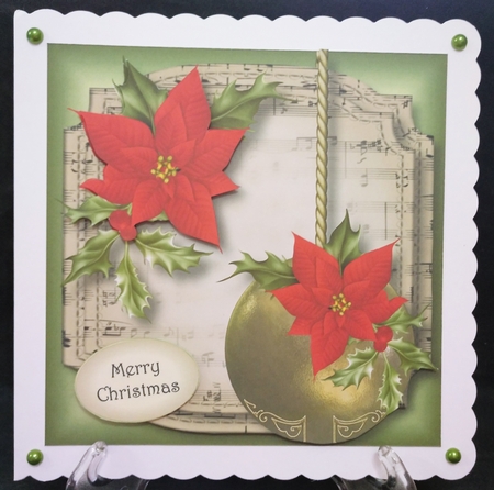 Golden Christmas Bauble - Red by Suzi Cooper