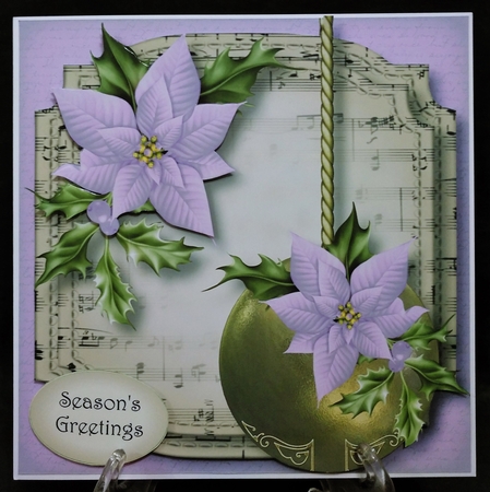 Golden Christmas Bauble - Lilac by Suzi Cooper