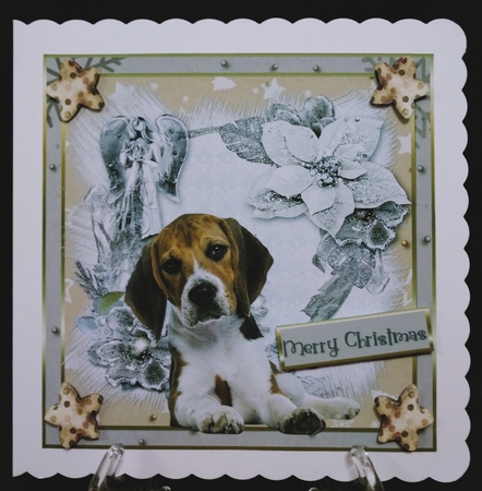 Bumper 7x7 Christmas Wishes puppy kit by Suzi Cooper