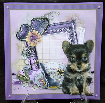 Purple Puppy  Mixed Wishes Bumper kit  by Suzi Cooper