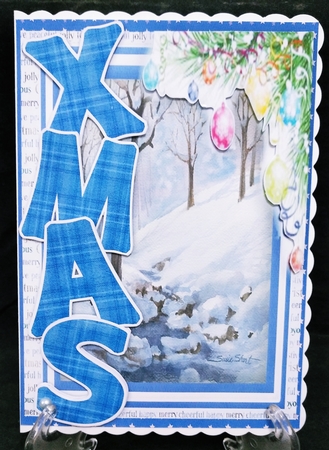 Xmas Wishes , Blue by Suzi Cooper