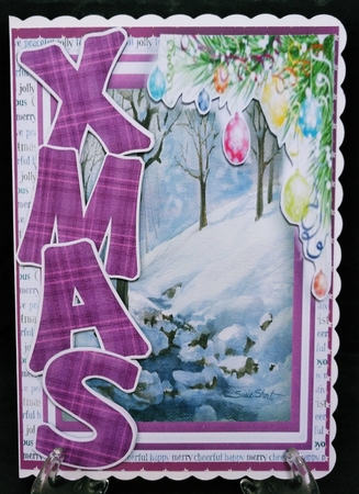 Xmas Wishes , Lilac by Suzi Cooper
