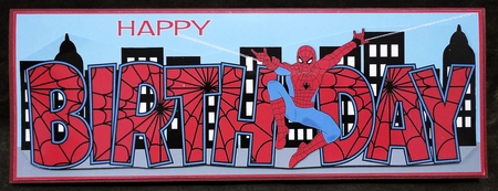 Spiderman BIRTHDAY large dl 2 by Suzi Cooper